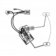 Датчик уровня топлива для автомобилей Лада 4х4 (19-) 1.7i (с РДТ)