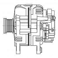 Генератор для автомобилей VAG Caddy III (10-)/A3 (10-) 1.2TSI 140A