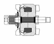 Ротор генератора для автомобилей Nissan Almera Classic (06-) 1.6i