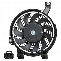 Электровентилятор кондиционера для автомобилей Toyota Land Cruiser Prado 120 (02-) (с кожухом)
