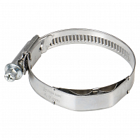 Хомут червячный 45-65/12мм с пружинной вставкой, W2 (нерж.)