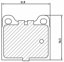 Колодки тормозные дисковые задние для автомобилей Volvo 940/960 (90-) / 740 (90-)