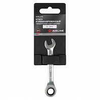 Ключ комбинированный трещоточный короткий 8мм PRO, пласт.подвес