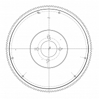 Маховик для автомобилей ГАЗ / ПАЗ (змз. 511, 513, 523)