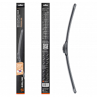 Щетка стеклоочистителя бескаркас PREMIUM 500мм (20") 5 адаптеров