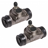 Комплект цилиндров тормозных для автомобилей Daewoo Nexia (94-) SOHC задний левый / правый d=17.5мм