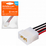 Разъем 6 pin (папа) с проводами межжгутовой серии 6.3 для Лада