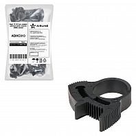 Хомут 12-14/7 мм, силовой зубчатый замок, пластик (ПА66) черный