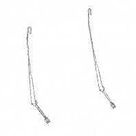 Рычаги стеклоочистителя для автомобилей Лада Калина II/Гранта (к-т 2 шт. 660/550 мм, крюк 9х4)