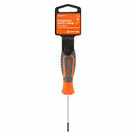 Отвертка крестовая PH0x60мм, магнитный наконечник, пласт.подвес