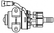 Насос водяной (электрический) (18мм, 12В, евроразъём) для автомобилей ГАЗ 3221/2217