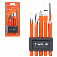 Набор ударного инструмента 5 пр.(зубило, бородок, крейцм кернер, выколотка) блистер