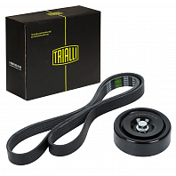 Ремкомплект привода для автомобилей Hyundai Solaris (17-) 1.4i/1.6i (6PK1256+ролик)