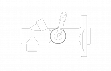 Цилиндр сцепления для автомобилей КамАЗ Компас 5 (23-) 2.2d (дв. 580, HFC4DB) главный