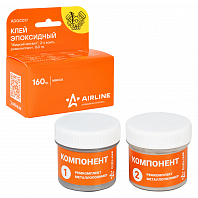 Клей эпоксидный "Жидкий металл", 2-х комп., ремкомплект, 160 гр.