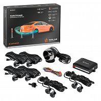 Парктроник на 8 датчиков (черные), LED дисплей PRO МП-серия