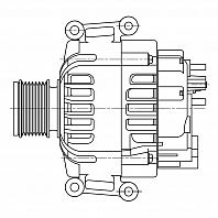 Генератор для автомобилей Mercedes-Benz C W204 (07-) 1.8T 120A