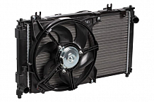 Блок охлаждения (радиатор+конденсор+вентиляторы) для автомобилей Гранта МКПП (А/С)