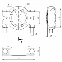 Хомут глушителя кольцевой для автомобилей Лада Kalina/Priora