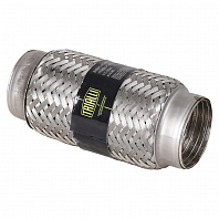 Виброкомпенсатор выхлопной трубы (Гофра) 60x180 InterLock (нержавеющая сталь)