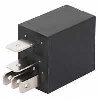 Реле 24V 10A 5 контактов для автомобилей Volvo/MAN/DAF (без кронштейна, с резистором)