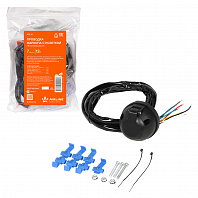 Проводка фаркопа с розеткой 12В 7 контактов 1,5м универсальная