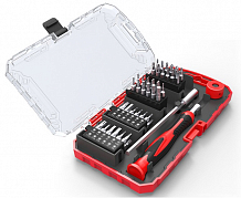 Инструмент для точных работ, набор 51пр. (рукоят, биты PH,SL,PZ,HEX,TORX), пласт. кейс