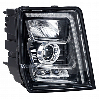 Фара для автомобилей Shacman X3000/X5000 тягач (головного света) светодиодная, с ДХО, правая