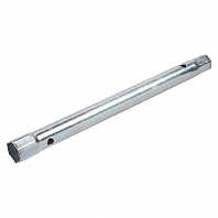 Ключ свечной трубчатый двусторонний 16x21мм, 280мм, резиновый фиксатор