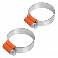 Хомуты 25-40/11,7мм, червячные PRO, усиленные, W1(оцинк.), комплект 2 шт.