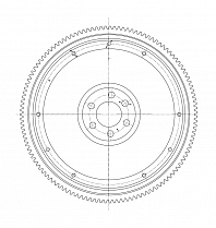 Маховик для автомобилей Skoda Octavia A7 (13-)/VW Polo (15-)1.6i (110 л.с.)