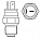 Датчик температуры для автомобилей Fiat Ducato (Sollers-RUS) (08-) 2.3D (резьба M16x1,5)