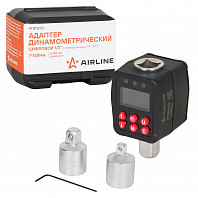 Адаптер динамометрический цифровой 1/2" 7-135Нм, с переходниками (1/4", 3/8"), кейс