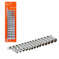 Набор головок 1/2"DR двенадцатигранных глубоких 14пр. (8-24мм)