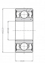 Подшипник коленвала для автомобиля Лада 2101
