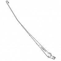 Рычаг стеклоочистителя для автомобилей ГАЗ 3302/3310 (595 мм, крюк)