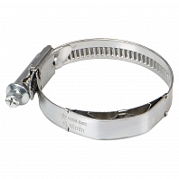 Хомут червячный 40-60/12мм с пружинной вставкой, W2 (нерж.)